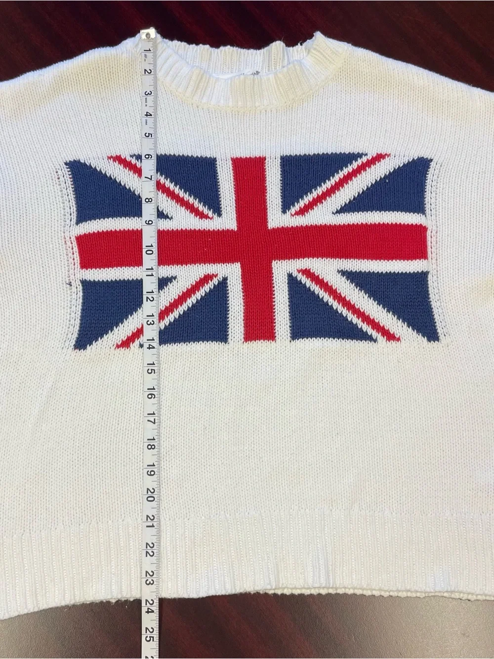 Altar’d State Union Jack Flag Sweater – Size Small